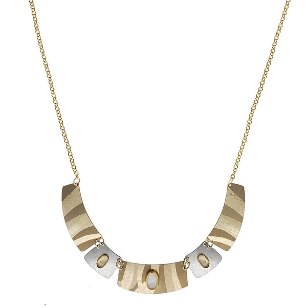 Holly Yashi Golden Branch Moonstone Links Necklace