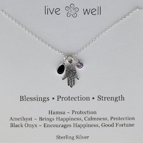 Live Well Blessings Protection Strength Necklace