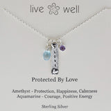Protected By Love Necklace Quote Card