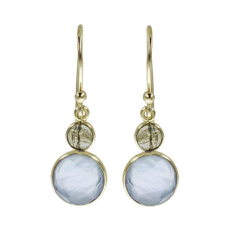 Marcia Moran Matisse Titanium Druzy Earrings