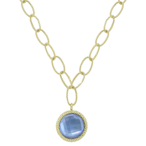 Marcia Moran Stunning Tanzanite Drop Necklace