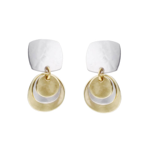  Marjorie Baer Cascading Tiers Clip Earring