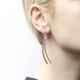 Marjorie Baer Wispy Fringe Earrings On Ear