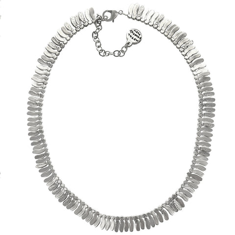 Metal Pointus Mini Tabs Necklace