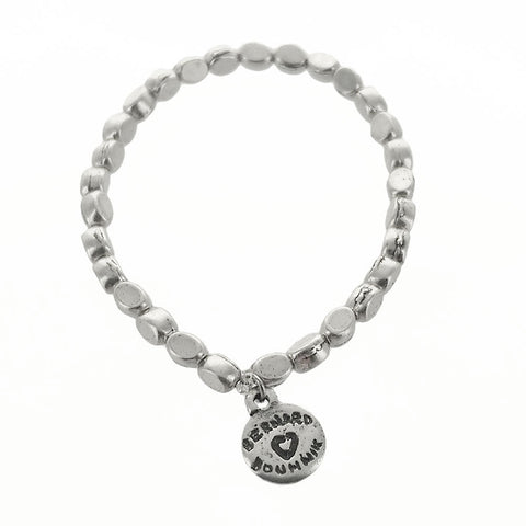 Metal Pointus Silver Mini Ovals Nini Bracelet
