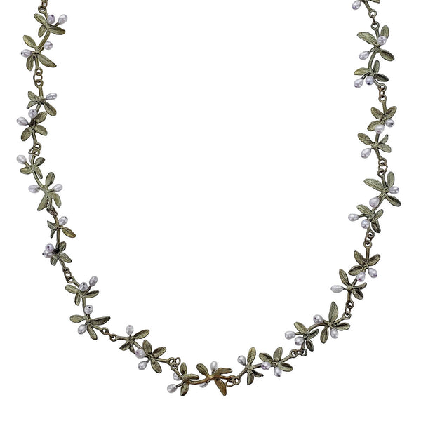 Michael Michaud Flowering Thyme Statement Necklace Close up