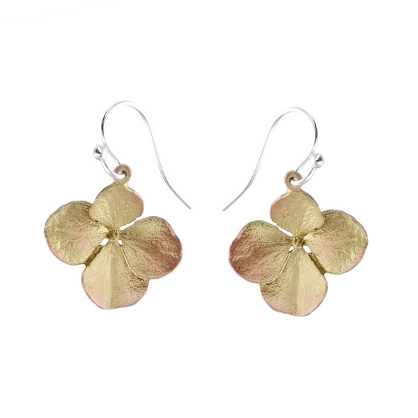 Michael Michaud Hydrangea Flower Earrings