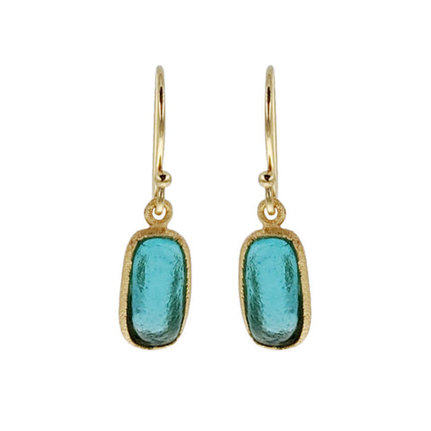 Michael Vincent Michaud Caribbean Turquoise Geo Bubble Earrings