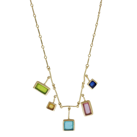 Michael Vincent Michaud Dancing Shapes Mosaic Necklace