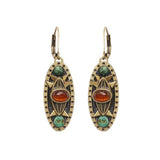 Michal Golan Carnelian Turquoise Earth Earrings