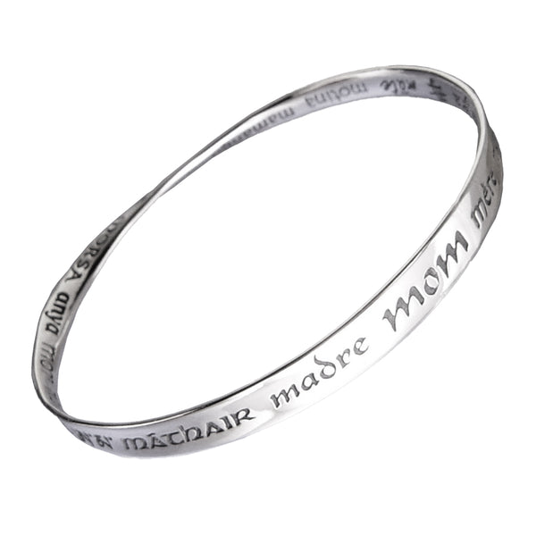 Mom In 32 Languages Mobius Bracelet