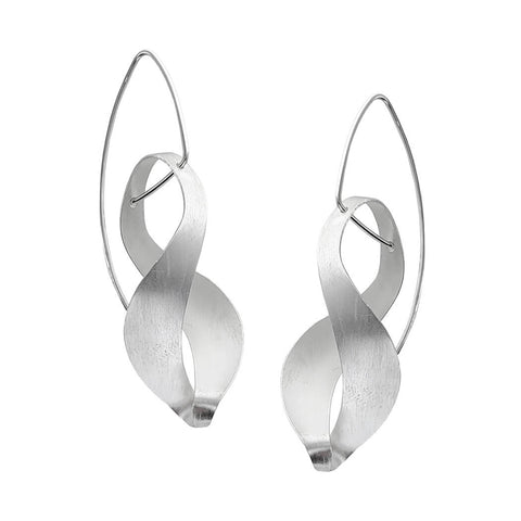 Open Twisting Mobius Earring By Tip To Toe