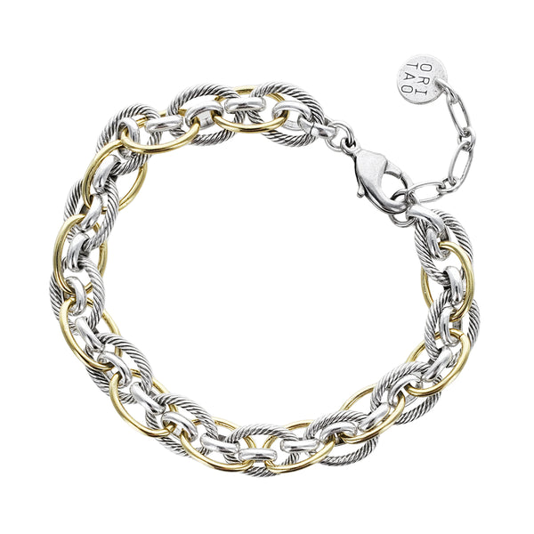 Ori Tao Bijoux Chain Maille Weave Bracelet