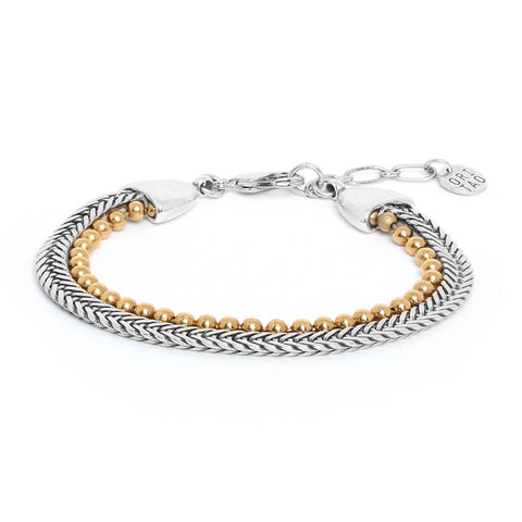 Ori Tao Bijoux Double Strand Chain Bracelet