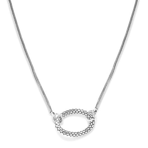 Ori Tao Bijoux Flowing Open Oval Simplicity Necklace