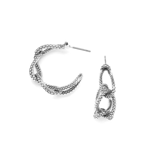 Ori Tao Bijoux Linked Ovals Hoop Post Earrings