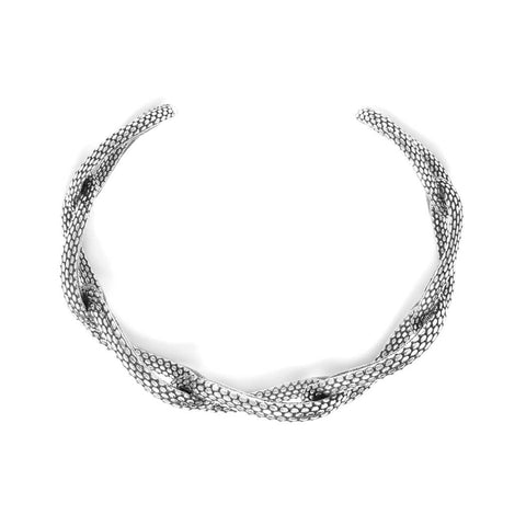 Ori Tao Bijoux Solid Linked Ovals Cuff Bracelet Top View