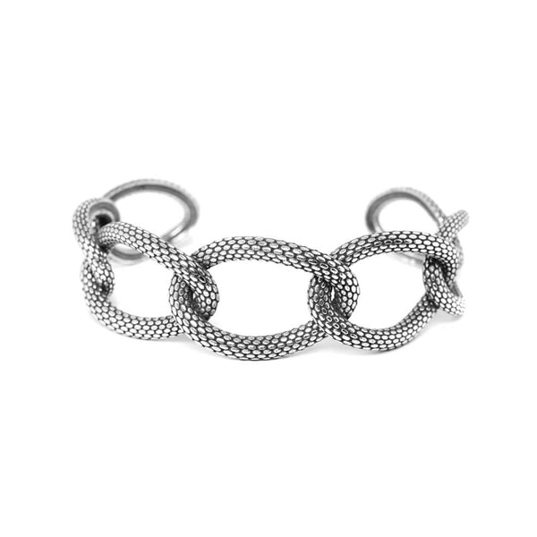 Ori Tao Bijoux Solid Linked Ovals Cuff Bracelet