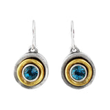 Patricia Locke Kiddie Ride Fling Blue Earrings