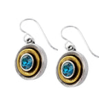 Patricia Locke Kiddie Ride Fling Blue Earrings Side View