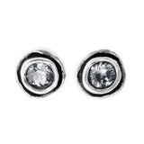 Patricia Locke On The Dot Clear Earrings