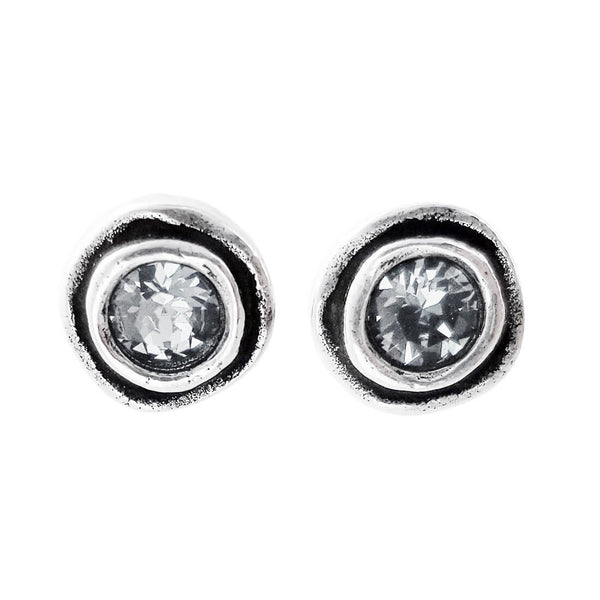 Patricia Locke On The Dot Clear Earrings