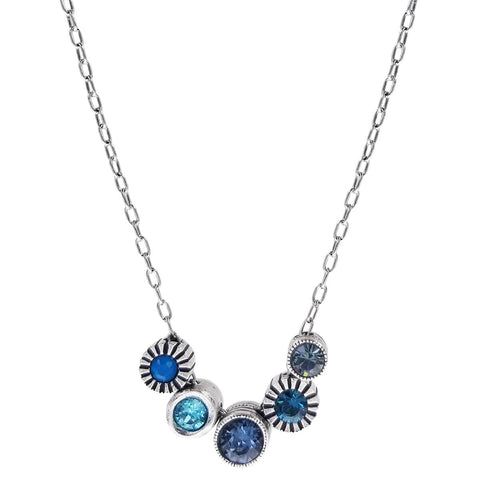  Patricia Locke Pennies From Heaven Bermuda Blue Necklace