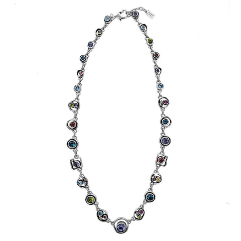 Patricia Locke Penny Arcade Colorful Crystal Necklace Full Size