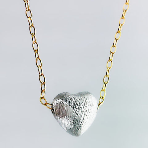 Zina Kao Petite Rounded Heart Necklace