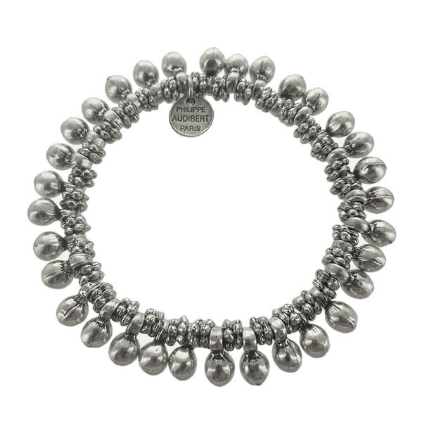 Philippe Audibert Totem Silver Pearl Bracelet