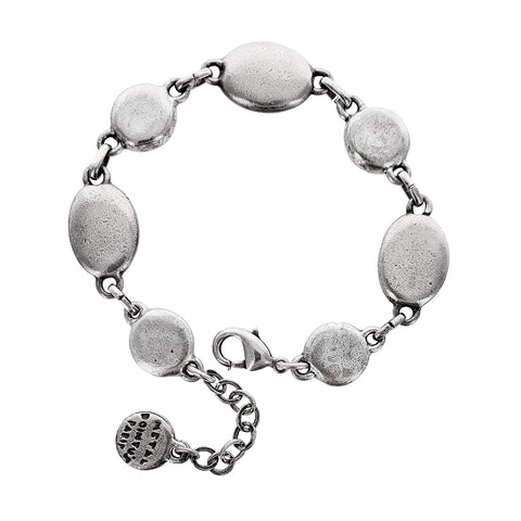 Potluck Paris Legat Silver Ovals Bracelet