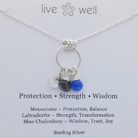 Protection Strength Wisdom Necklace By Live Well