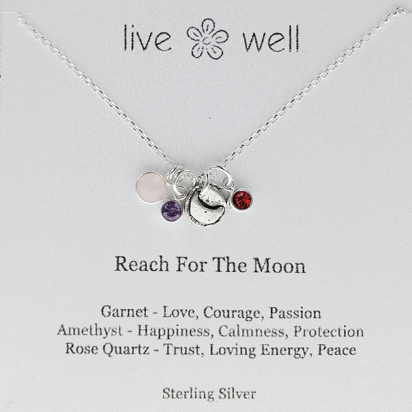 Reach For The Moon Necklace By Live Well