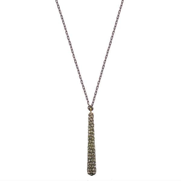 Rebel Designs Black Diamond Tapered Pestle Necklace