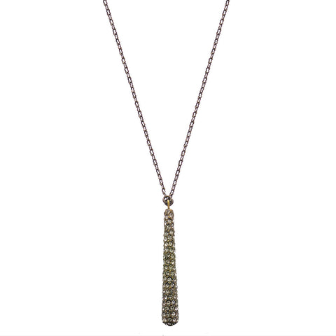 Rebel Designs Black Diamond Tapered Pestle Necklace