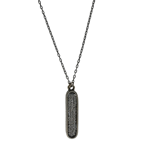 Rebel Designs Crystal Elipse Necklace