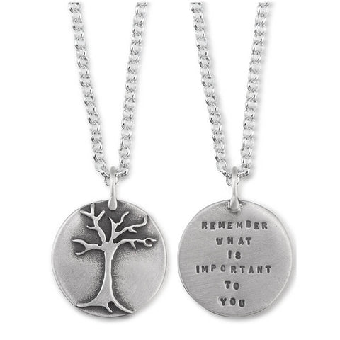 "Remember What Is Important To You" Necklace