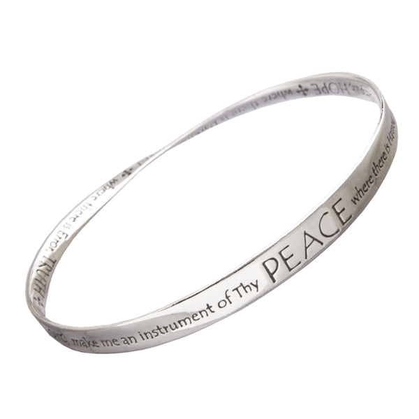 St. Francis Prayer Peace Bracelet