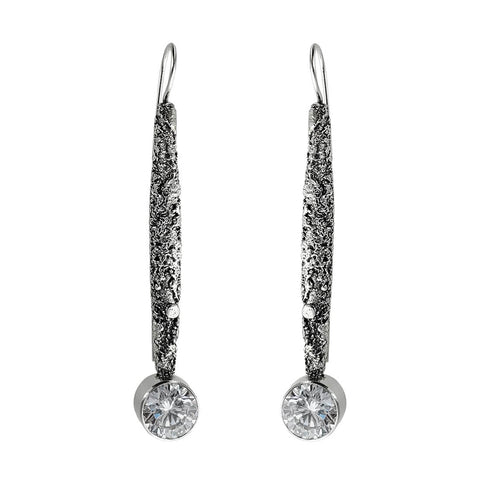 Tamara Kelly Long Twig CZ Earrings