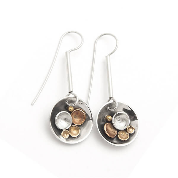 Tamara Kelly Pebbles On The Beach Suspended Cup Earrings