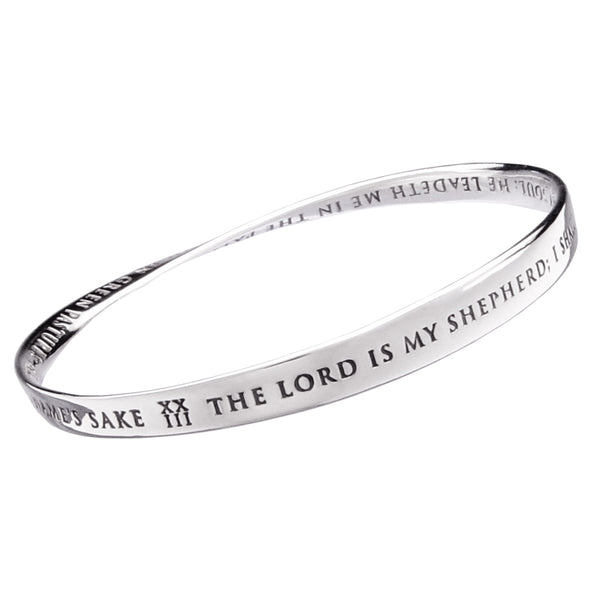 The Lord Is My Shepherd Mobius Bracelet