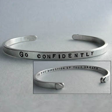 "Go Confidently In The Direction Of Your Dreams" Bracelet