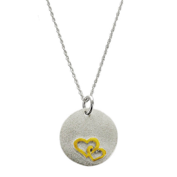 Two Hearts Love Necklace