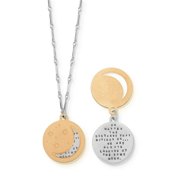 We Are Looking At The Same Moon Necklace