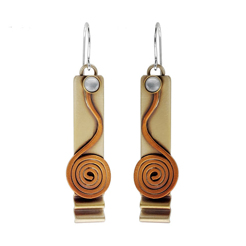Whitney Designs Winding Path Spiral Earrings