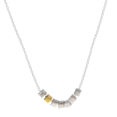 Zina Kao Contemporary Mini Cubes Necklace