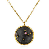 Satya-Zodiac Aquarius Amethyst Necklace