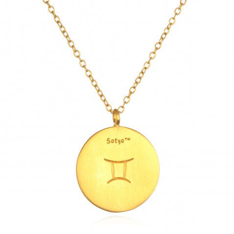 Satya-Zodiac Gemini Pearl Necklace