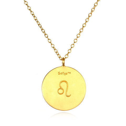 Satya-Zodiac Leo Peridot Necklace