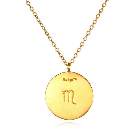 Satya Zodiac Scorpio Citrine Necklace